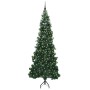 Árbol de Navidad Artificial de Esquina Verde 240 cm PVC y Metal en Decoración Festiva y Estacional | Comprar online en Foru.es