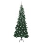 Árbol de Navidad Artificial de Esquina Verde 240 cm PVC y Metal en Decoración Festiva y Estacional | Comprar online en Foru.es