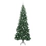 Árbol de Navidad Artificial de Esquina Verde 240 cm PVC y Metal en Decoración Festiva y Estacional | Comprar online en Foru.es