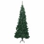 Árbol de Navidad Artificial de Esquina Verde 240 cm PVC y Metal en Decoración Festiva y Estacional | Comprar online en Foru.es