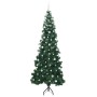 Árbol de Navidad Artificial de Esquina Verde 240 cm PVC y Metal en Decoración Festiva y Estacional | Comprar online en Foru.es