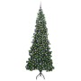 Árbol de Navidad Artificial de Esquina Verde 240 cm PVC y Metal en Decoración Festiva y Estacional | Comprar online en Foru.es