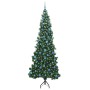Árbol de Navidad Artificial de Esquina Verde 240 cm PVC y Metal en Decoración Festiva y Estacional | Comprar online en Foru.es