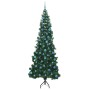Árbol de Navidad Artificial de Esquina Verde 240 cm PVC y Metal en Decoración Festiva y Estacional | Comprar online en Foru.es