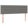 Cama box spring con colchón tela gris oscuro 140x200 cm de vidaXL, Camas y somieres - Ref: Foro24-3126886, Precio: 433,65 €, ...