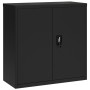 Armario archivador de acero negro 90x40x90 cm en Armarios archivadores | Comprar online en Foru.es