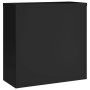 Armario archivador de acero negro 90x40x90 cm en Armarios archivadores | Comprar online en Foru.es