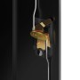 Armario archivador de acero negro 90x40x90 cm en Armarios archivadores | Comprar online en Foru.es