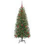 Árbol de Navidad artificial con 150 LED Verde 120 cm PE y PVC en Decoración Festiva y Estacional | Comprar online en Foru.es
