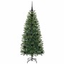 Árbol de Navidad artificial con 150 LED Verde 120 cm PE y PVC en Decoración Festiva y Estacional | Comprar online en Foru.es