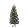 Árbol de Navidad artificial con 150 LED Verde 120 cm PE y PVC en Decoración Festiva y Estacional | Comprar online en Foru.es