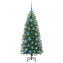 Árbol de Navidad artificial con 150 LED Verde 120 cm PE y PVC en Decoración Festiva y Estacional | Comprar online en Foru.es