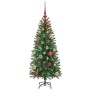 Árbol de Navidad artificial con 150 LED Verde 120 cm PE y PVC en Decoración Festiva y Estacional | Comprar online en Foru.es