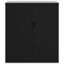 Armario archivador de acero negro 79x40x90 cm en Armarios archivadores | Comprar online en Foru.es