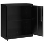Armario archivador de acero negro 79x40x90 cm en Armarios archivadores | Comprar online en Foru.es