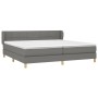 Cama box spring con colchón tela gris oscuro 200x200 cm de vidaXL, Camas y somieres - Ref: Foro24-3126830, Precio: 579,98 €, ...