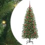 Árbol de Navidad artificial con 150 LED Verde 150 cm PE y PVC en Decoración Festiva y Estacional | Comprar online en Foru.es