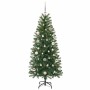 Árbol de Navidad artificial con 150 LED Verde 150 cm PE y PVC en Decoración Festiva y Estacional | Comprar online en Foru.es