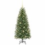 Árbol de Navidad artificial con 150 LED Verde 150 cm PE y PVC en Decoración Festiva y Estacional | Comprar online en Foru.es