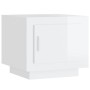 Mesa de centro madera de ingeniería blanco brillo 51x50x45 cm de vidaXL, Mesas de centro - Ref: Foro24-811805, Precio: 46,43 ...