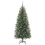 Árbol de Navidad artificial con 150 LED Verde 150 cm PE y PVC en Decoración Festiva y Estacional | Comprar online en Foru.es