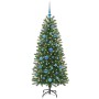 Árbol de Navidad artificial con 150 LED Verde 150 cm PE y PVC en Decoración Festiva y Estacional | Comprar online en Foru.es