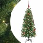 Árbol de Navidad artificial con 150 LED Verde 150 cm PE y PVC en Decoración Festiva y Estacional | Comprar online en Foru.es