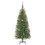 Árbol de Navidad artificial con 150 LED Verde 150 cm PE y PVC en Decoración Festiva y Estacional | Comprar online en Foru.es