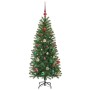 Árbol de Navidad artificial con 150 LED Verde 150 cm PE y PVC en Decoración Festiva y Estacional | Comprar online en Foru.es