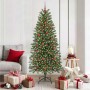 Árbol de Navidad artificial con 300 LED Verde 180 cm PE y PVC en Decoración Festiva y Estacional | Comprar online en Foru.es