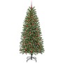 Árbol de Navidad artificial con 300 LED Verde 180 cm PE y PVC en Decoración Festiva y Estacional | Comprar online en Foru.es