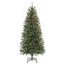 Árbol de Navidad artificial con 300 LED Verde 180 cm PE y PVC en Decoración Festiva y Estacional | Comprar online en Foru.es