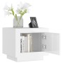 Mesa de centro madera de ingeniería blanco brillo 51x50x45 cm de vidaXL, Mesas de centro - Ref: Foro24-811805, Precio: 46,43 ...