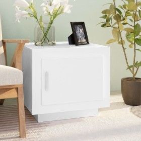 Mesa de centro madera contrachapada blanco 51x50x45 cm de vidaXL, Mesas de centro - Ref: Foro24-811799, Precio: 37,40 €, Desc...