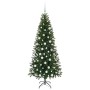 Árbol de Navidad artificial con 300 LED Verde 180 cm PE y PVC en Decoración Festiva y Estacional | Comprar online en Foru.es