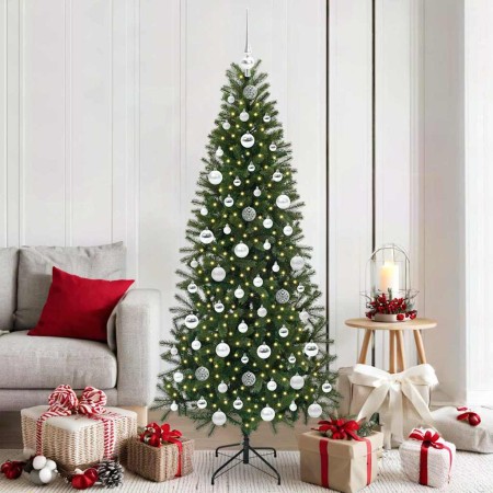 Árbol de Navidad artificial con 300 LED Verde 180 cm PE y PVC en Decoración Festiva y Estacional | Comprar online en Foru.es