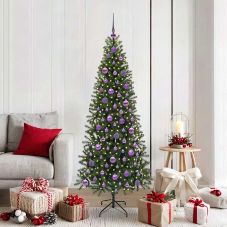 Árbol de Navidad artificial con 300 LED Verde 180 cm PE y PVC en Decoración Festiva y Estacional | Comprar online en Foru.es