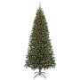 Árbol de Navidad artificial con 300 LED Verde 210 cm PE y PVC en Decoración Festiva y Estacional | Comprar online en Foru.es