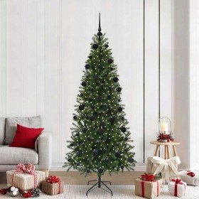 Árbol de Navidad artificial con 300 LED Verde 210 cm PE y PVC en Decoración Festiva y Estacional | Comprar online en Foru.es