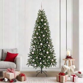 Árbol de Navidad artificial con 300 LED Verde 210 cm PE y PVC en Decoración Festiva y Estacional | Comprar online en Foru.es