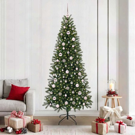 Árbol de Navidad artificial con 300 LED Verde 210 cm PE y PVC en Decoración Festiva y Estacional | Comprar online en Foru.es