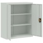 Armario archivador de acero gris claro 90x40x105 cm en Armarios archivadores | Comprar online en Foru.es