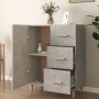Aparador de madera contrachapada gris hormigón 69,5x34x90 cm de vidaXL, Aparadores - Ref: Foro24-812172, Precio: 81,83 €, Des...