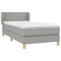 Boxspringbett mit hellgrauer Stoffmatratze 90x200 cm von vidaXL, Betten und Lattenroste - Ref: Foro24-3126613, Preis: 304,98 ...