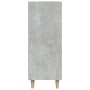 Aparador de madera contrachapada gris hormigón 69,5x34x90 cm de vidaXL, Aparadores - Ref: Foro24-812172, Precio: 81,83 €, Des...