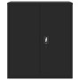 Armario archivador de acero negro 90x40x105 cm en Armarios archivadores | Comprar online en Foru.es