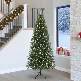 Árbol de Navidad artificial con 300 LED Verde 240 cm PE y PVC en Decoración Festiva y Estacional | Comprar online en Foru.es