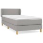 Cama box spring con colchón tela gris claro 80x200 cm de vidaXL, Camas y somieres - Ref: Foro24-3126597, Precio: 287,74 €, De...