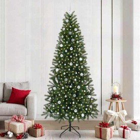 Árbol de Navidad artificial con 300 LED Verde 240 cm PE y PVC en Decoración Festiva y Estacional | Comprar online en Foru.es