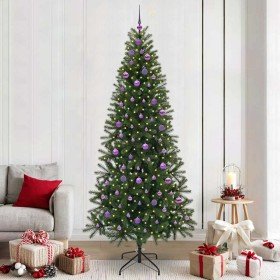 Árbol de Navidad artificial con 300 LED Verde 240 cm PE y PVC en Decoración Festiva y Estacional | Comprar online en Foru.es